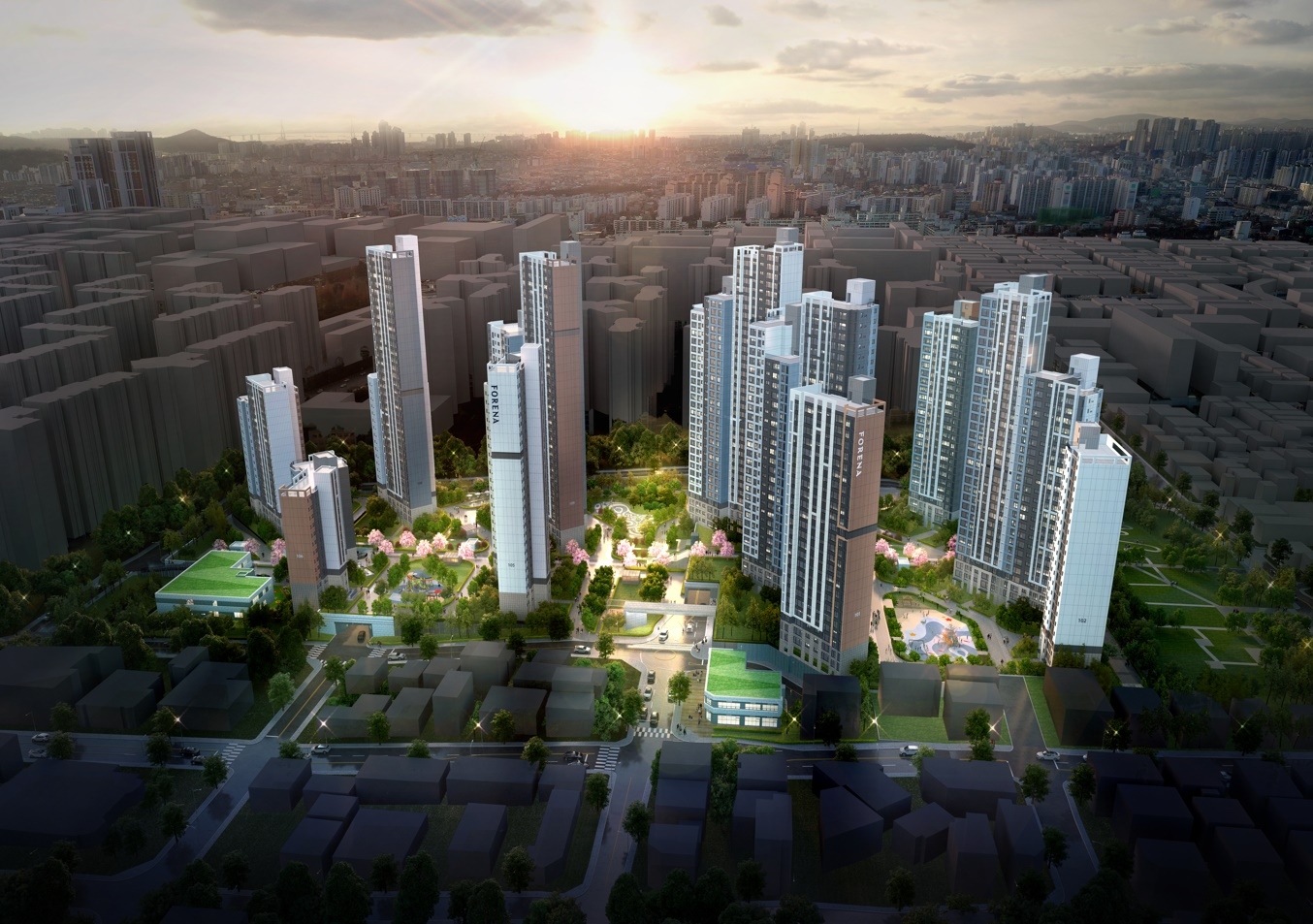 한화건설, 포레나 인천구월 조감도./사진제공=한화건설