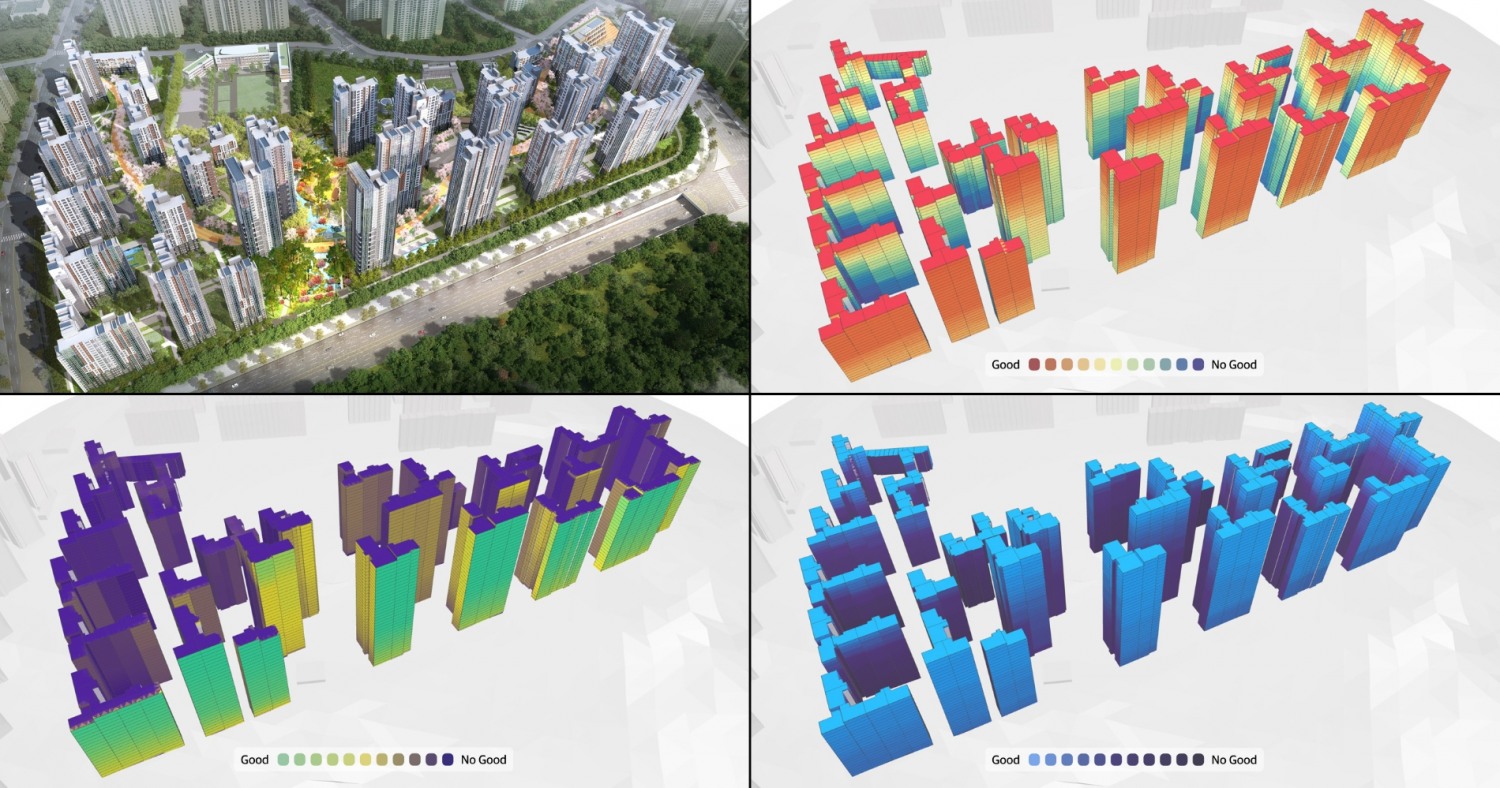 인디드랩 구현한 화면./사진제공=GS건설