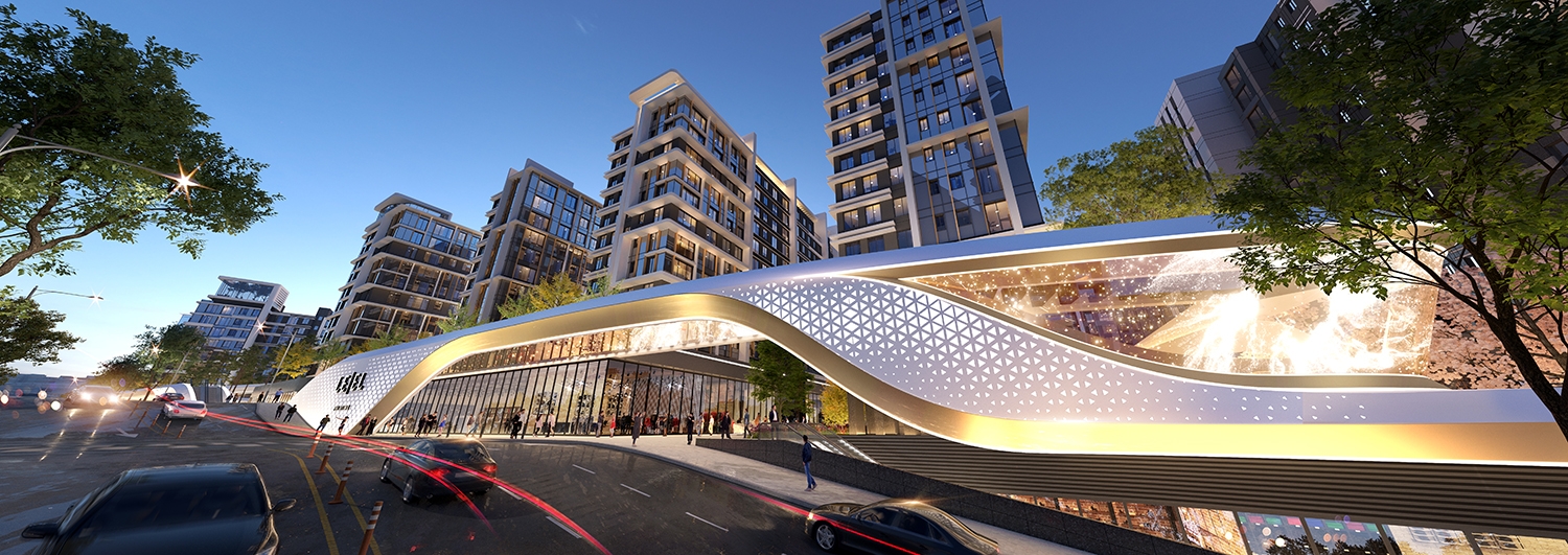 롯데건설이 한남2구역에 제안한 '르엘 팔라티노' 문주 / 사진제공=롯데건설