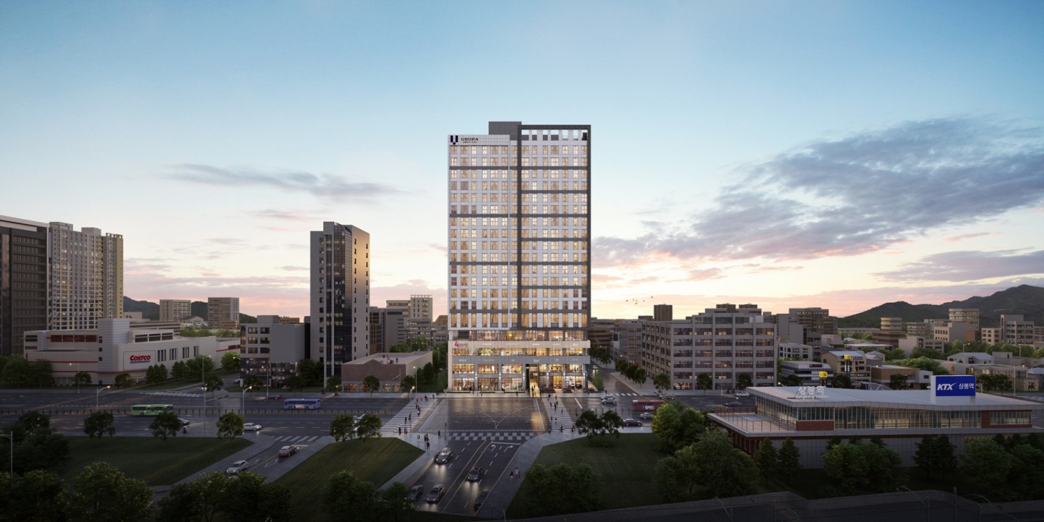 상봉역 유보라 퍼스트리브 투시도