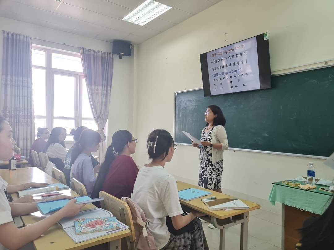 베트남 꾸이년 세종학당./사진제공=용산구