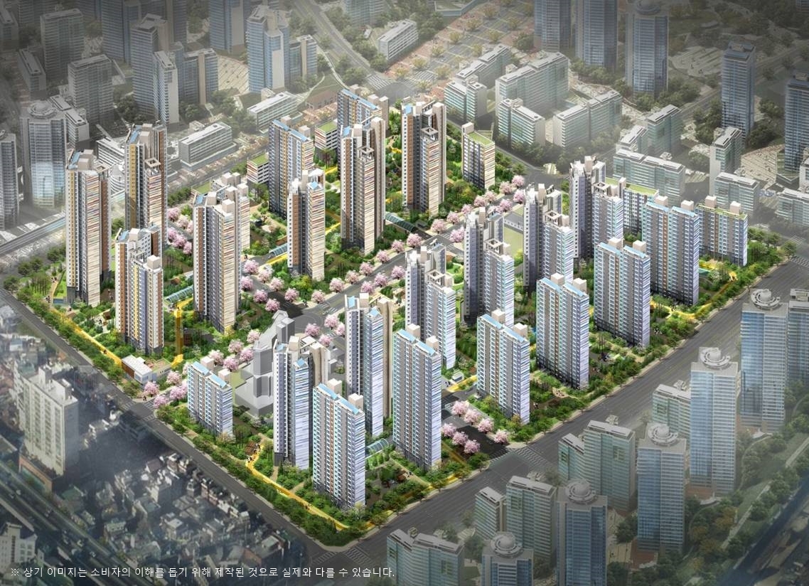 GS건설, 장위자이 레디언트 조감도./사진제공=GS건설