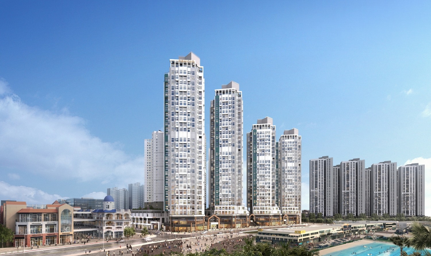 시화MTV 푸르지오 디오션 투시도