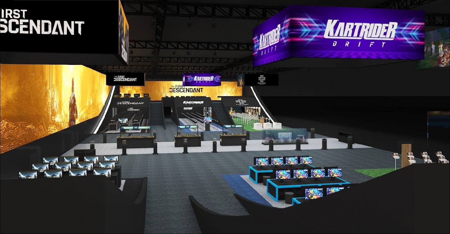 넥슨 지스타 2022 부스 내부 전경. 사진=넥슨