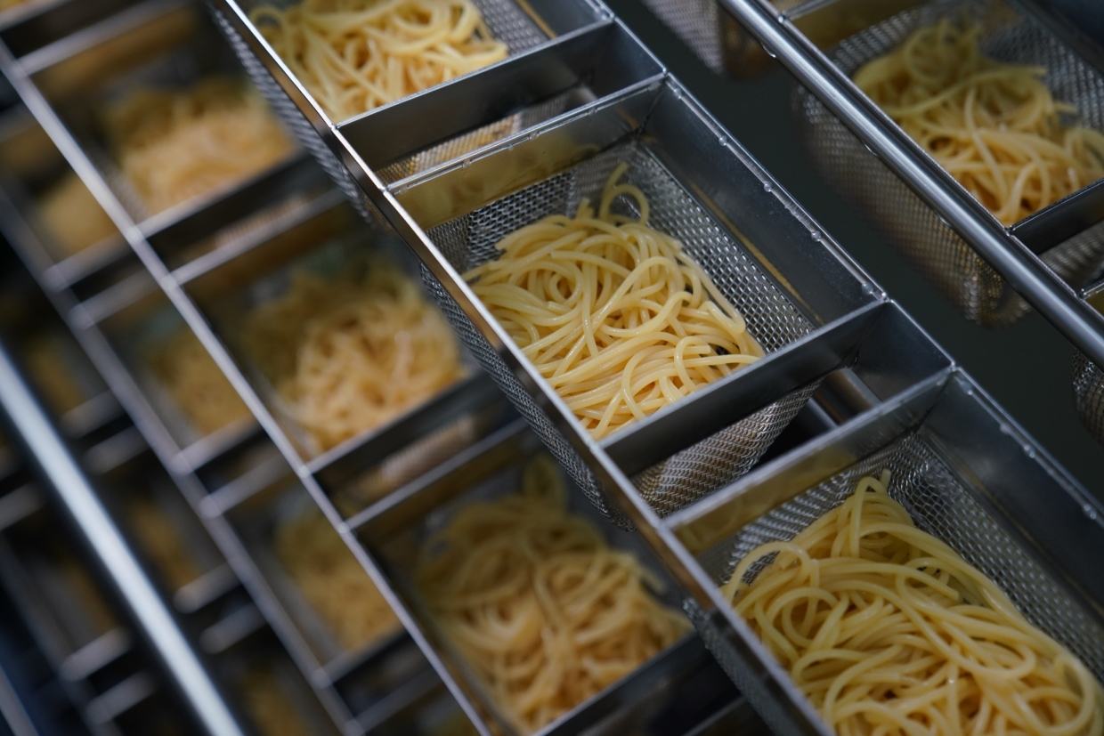 풀무원 베이징 1공장에서 생산된 파스타 면./ 사진제공 = 풀무원