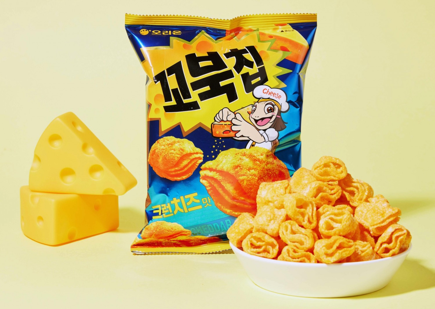 ‘꼬북칩 크런치즈맛’ 제품 이미지./ 사진제공 = 오리온