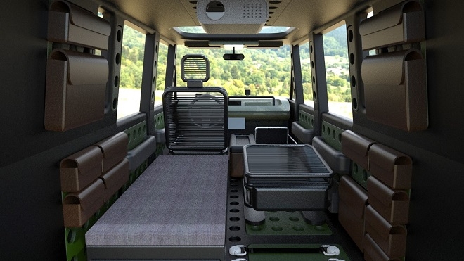 정흥기씨의 '과학상자 방식을 응용한 모듈형 인테리어'. 제공=기아.