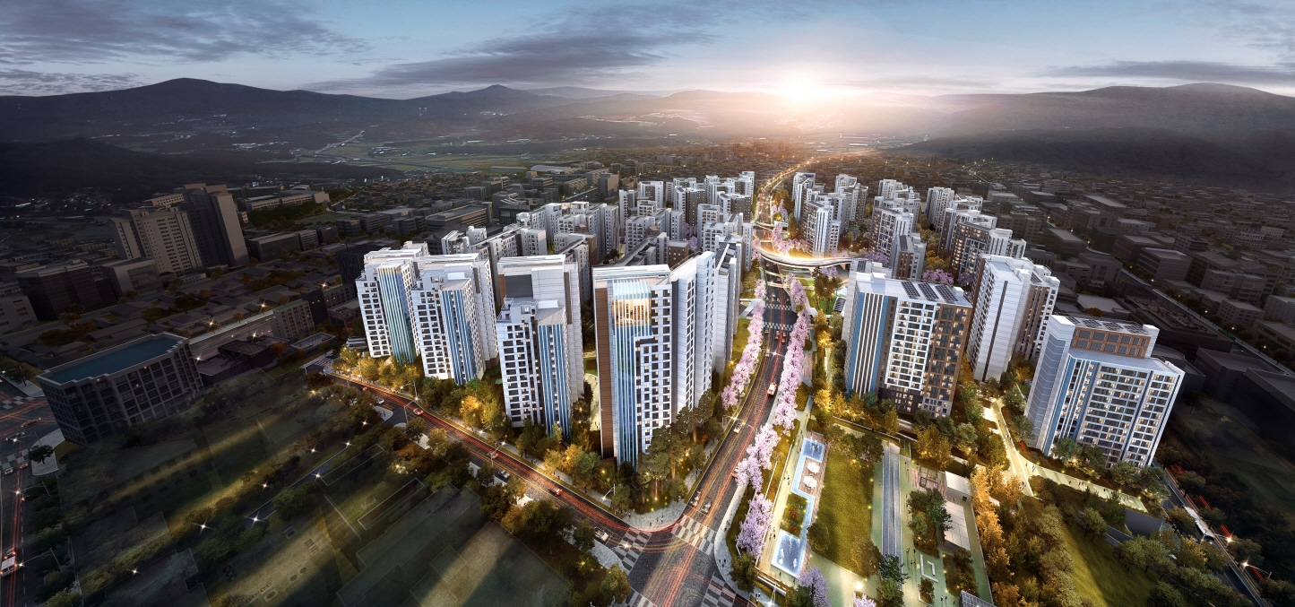 GS건설, 신흥1구역 조감도./사진제공=GS건설