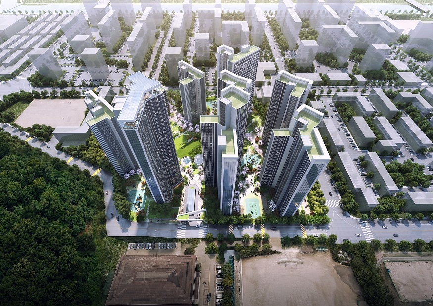 안산중앙주공6단지 주경조감도 / 사진제공=한국토지신탁