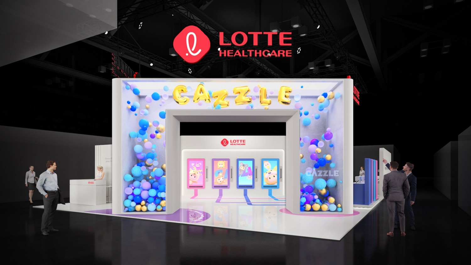 롯데헬스케어 CES 2023 전시관./ 사진제공 = 롯데지주