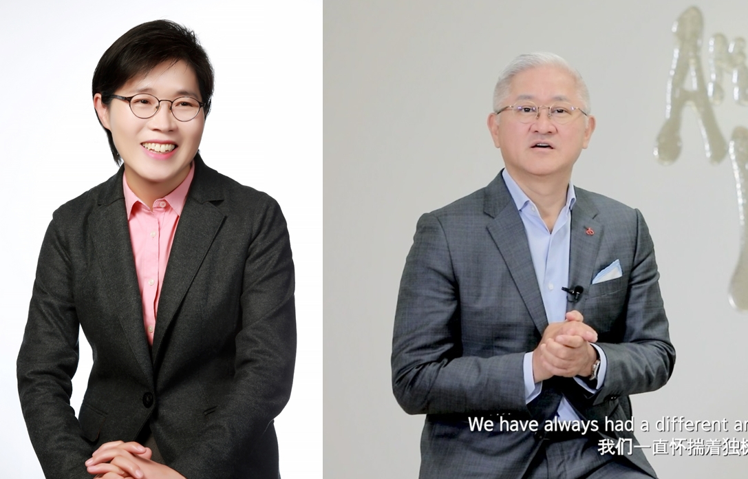 화장품 업계가 계묘년(癸卯年)을 맞아 분위기 반전을 준비한다. LG생활건강과 아모레퍼시픽 모두 글로벌 시장에 집중하는 모습이다. (왼쪽부터) 이정애 LG생활건강 사장, 서경배 아모레퍼시픽 회장./사진제공= 각 사