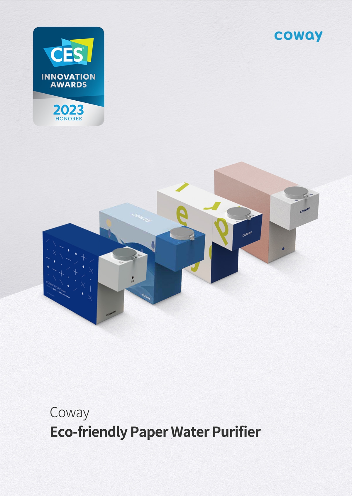 코웨이가 세계 최대 규모의 IT·가전 박람회 ‘CES(Consumer Electronics Show) 2023’을 앞두고 혁신상을 수상했다./사진제공=코웨이