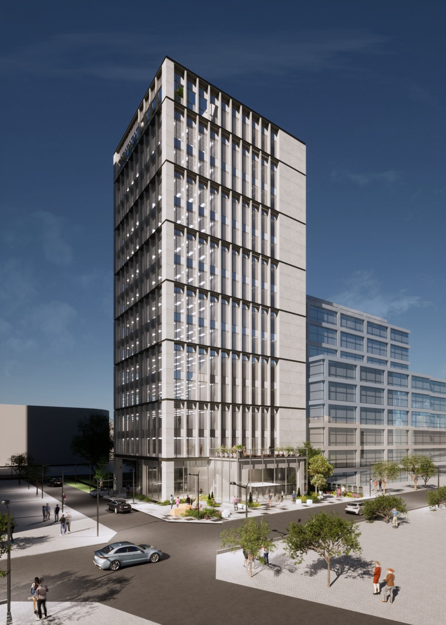 성수동 지식산업센터 신축공사 투시도