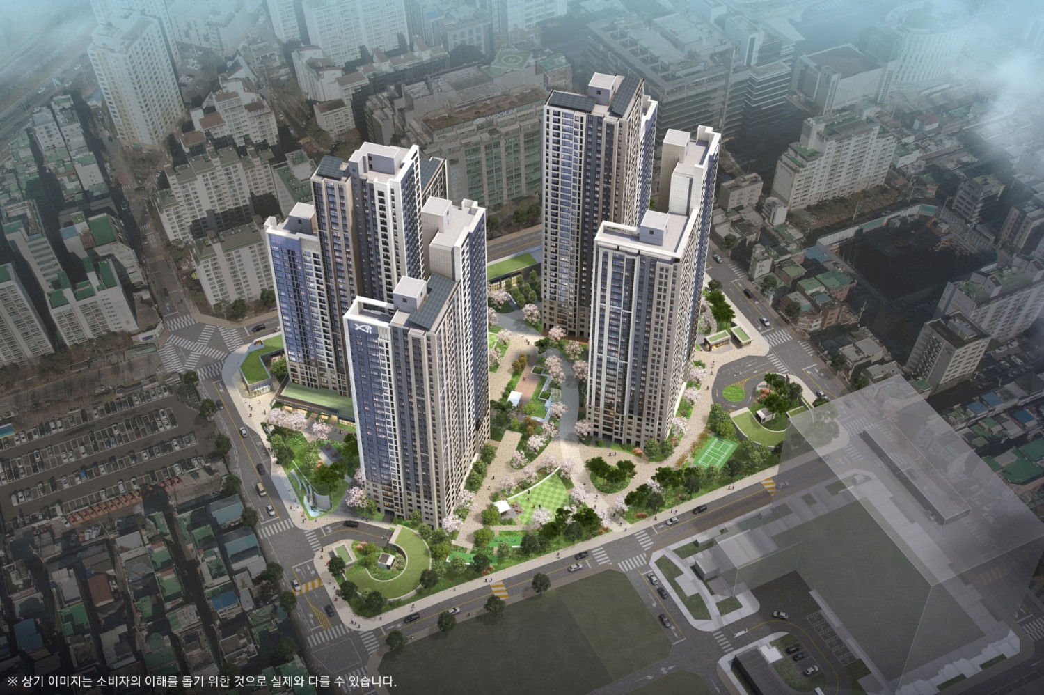 GS건설, 영등포자이 디그니티 조감도./사진제공=GS건설