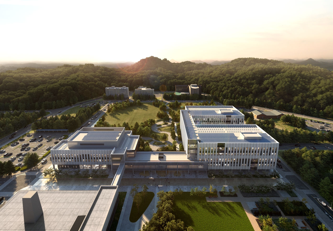 기초과학연구원 본원 2차 건립사업 조감도./사진제공=동부건설
