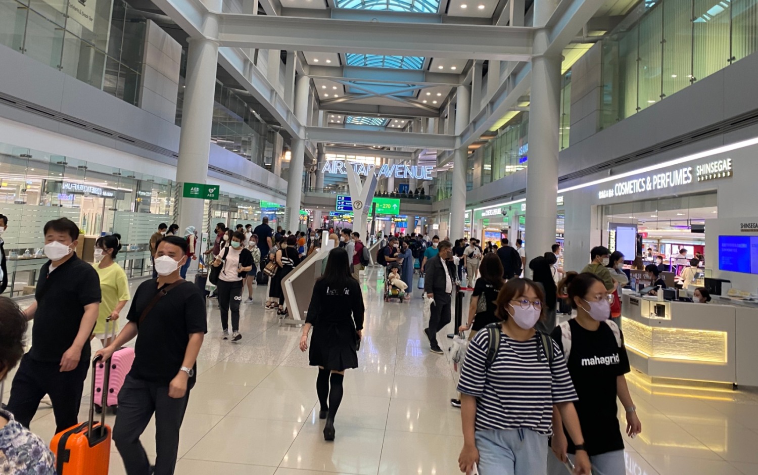 인천공항 면세점 모습./ 사진촬영 = 홍지인 기자