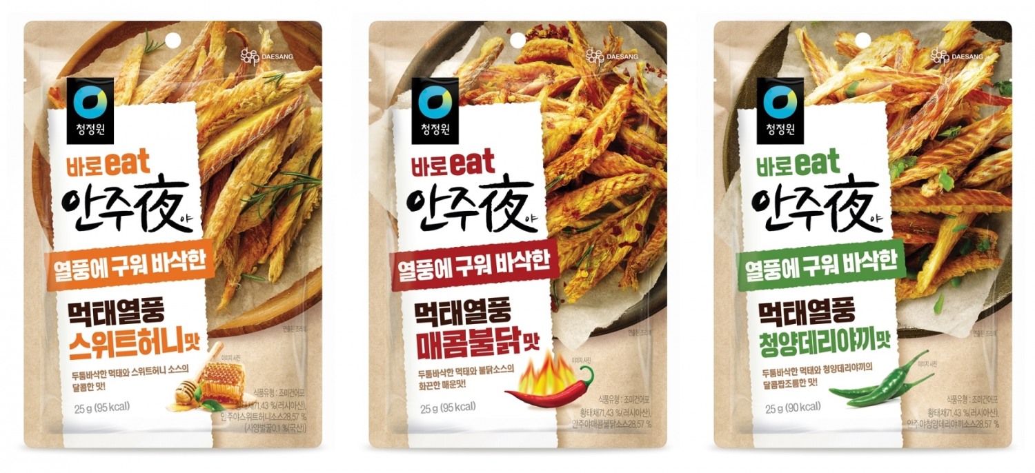 대상(주) 청정원 안주야(夜) '먹태열풍' 3종./ 사진제공 = 대상(주)