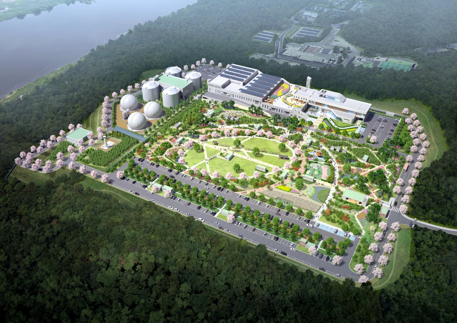 대전 하수처리장 시설현대화 민간투자사업 조감도 / 사진제공=한화 건설부문