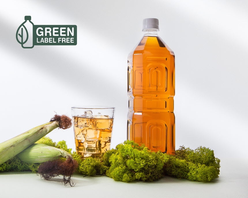 광동 옥수수수염차 무라벨 제품./ 사진제공 = 광동제약