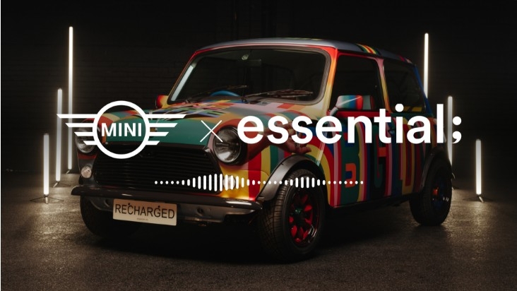 NHN벅스가 프리미엄 소형차 브랜드 MINI 코리아와 협업해 ‘essential; X MINI 플레이리스트’를 6월까지 매달 선보인다. 사진=NHN벅스