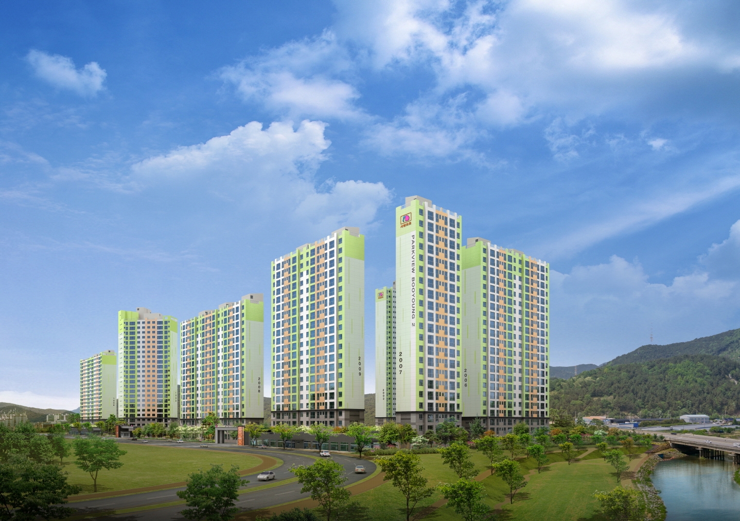 광양목성 파크뷰 부영 투시도./사진제공=부영그룹