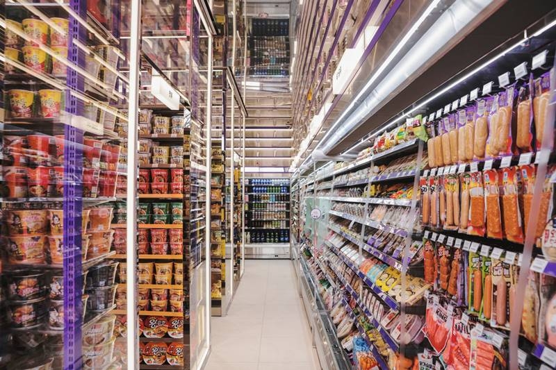 CU플래그십 스토어 진열된 내부 모습. /사진제공=BGF리테일