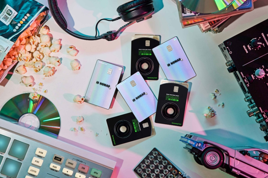 삼성카드가 '삼성 iD NOMAD 카드'를 출시했다. /사진제공=삼성카드