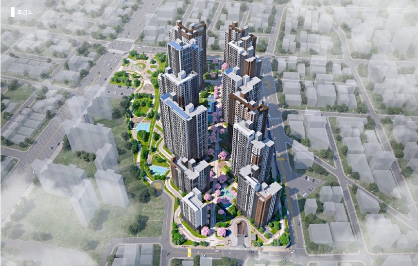 봉명3구역 재개발사업 조감도 / 사진제공=금호건설