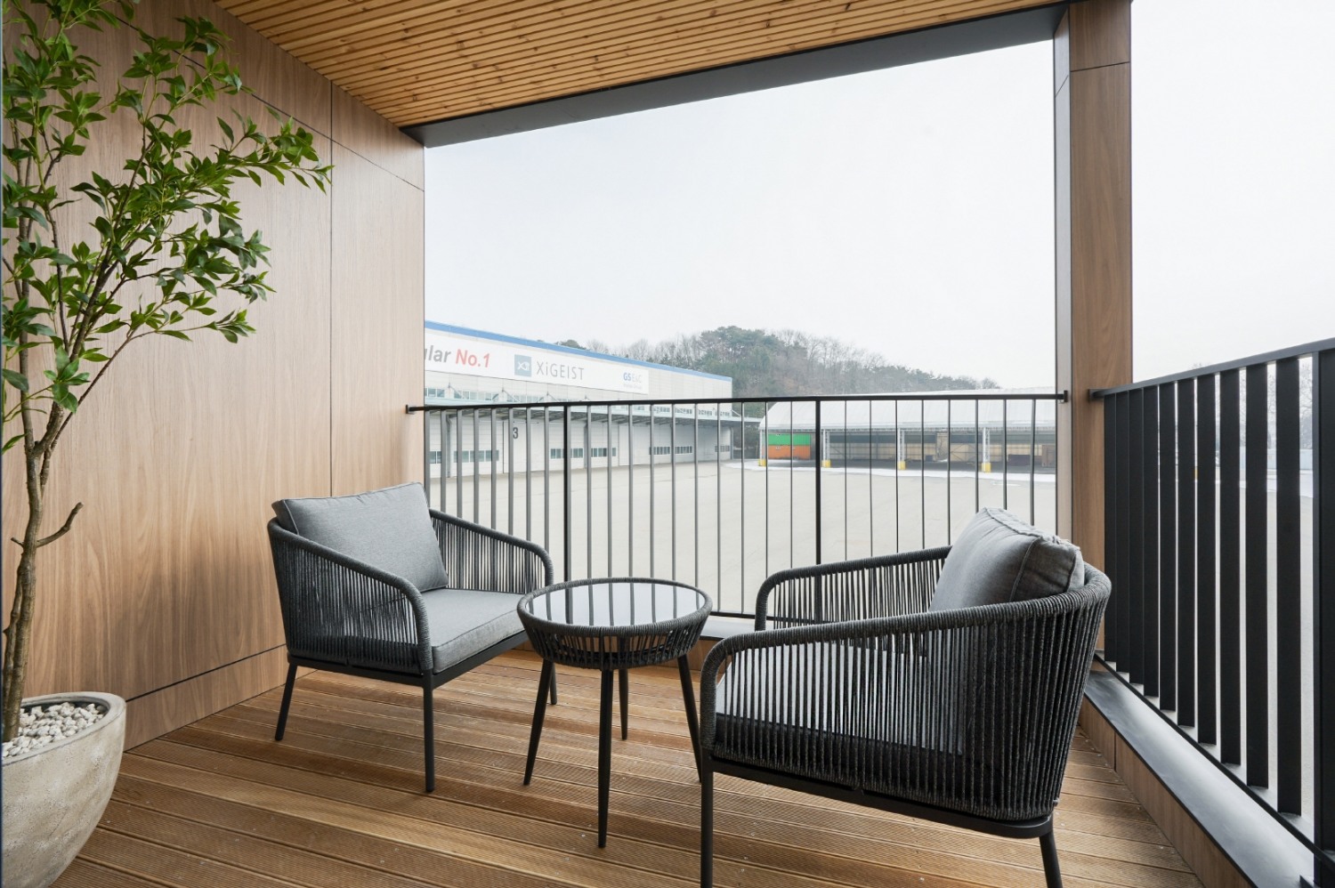 자이가이스트,Vol.35(35평형) 샘플하우스 테라스./사진제공=GS건설