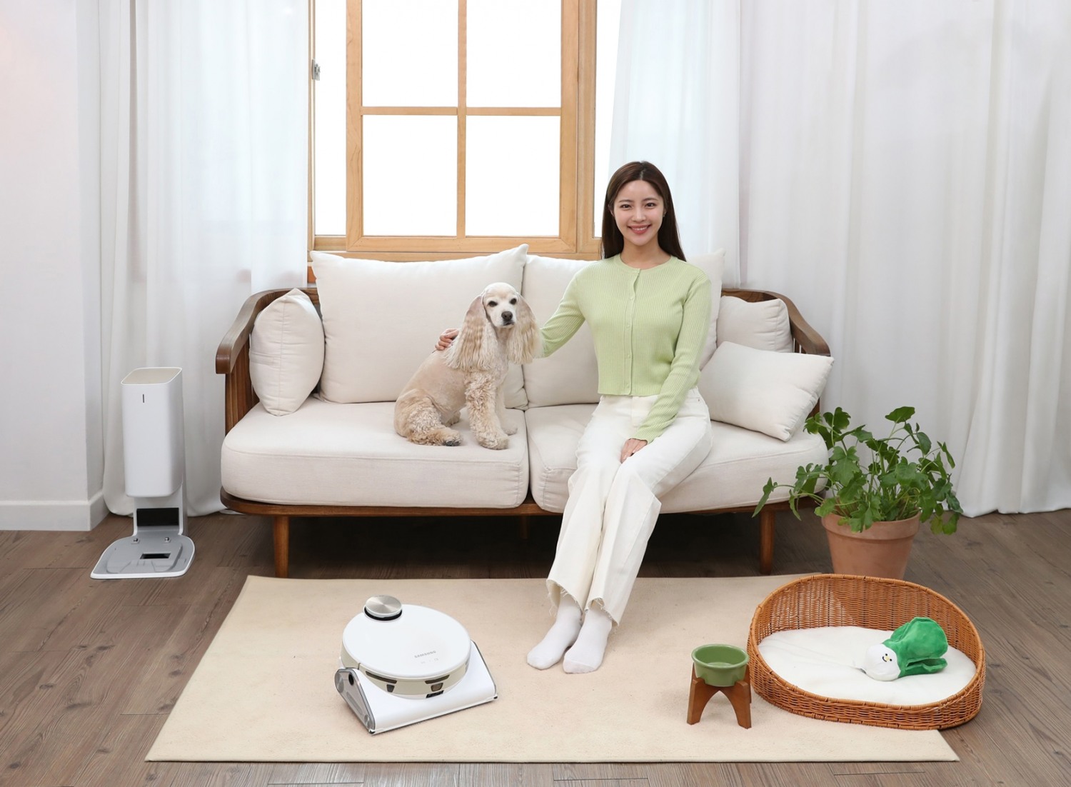 삼성 2023년형 비스포크 제트 봇 AI’. 사진 제공=삼성전자