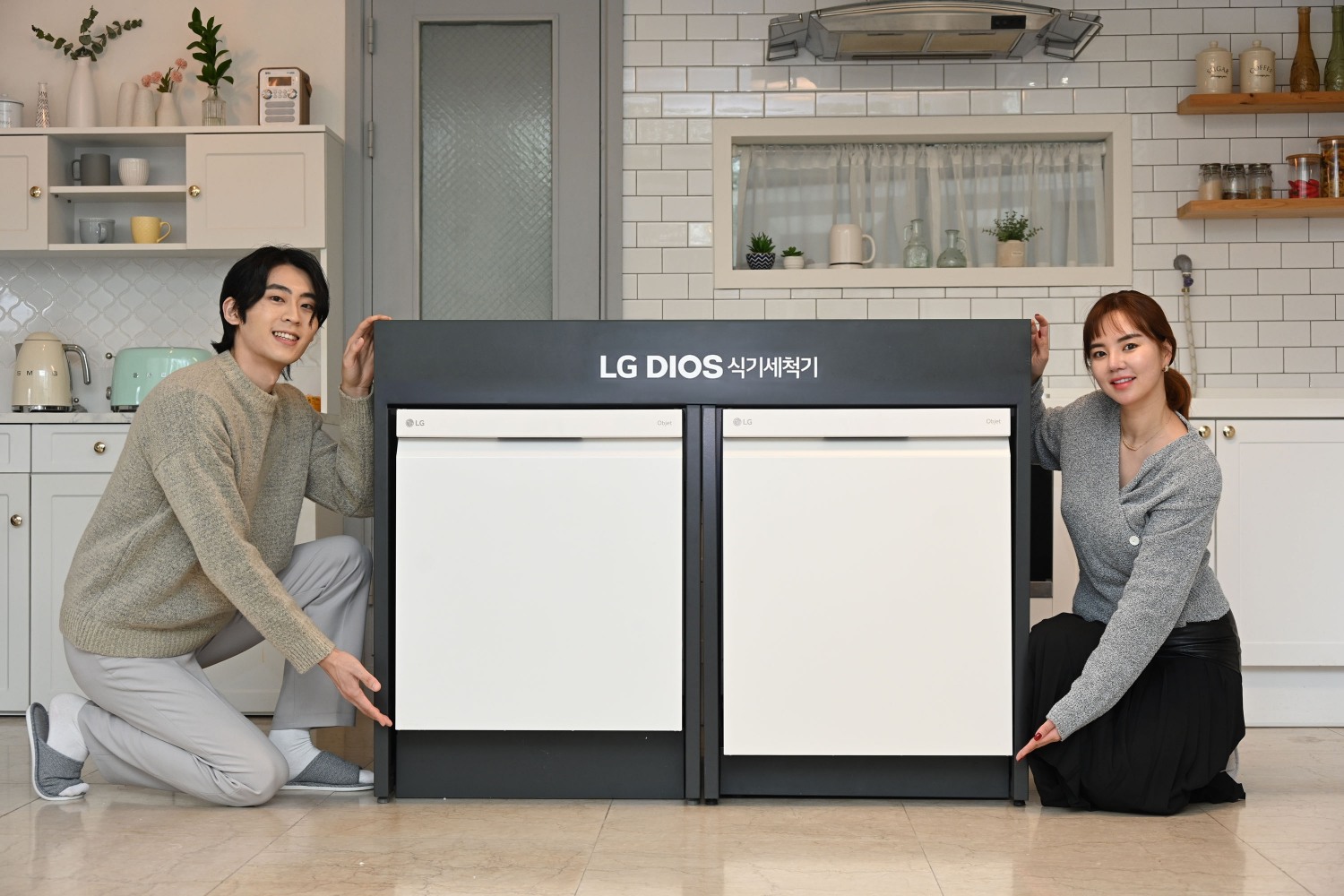 LG전자의 14인용 디오스 오브제컬렉션 식기세척기. 사진 제공=LG전자