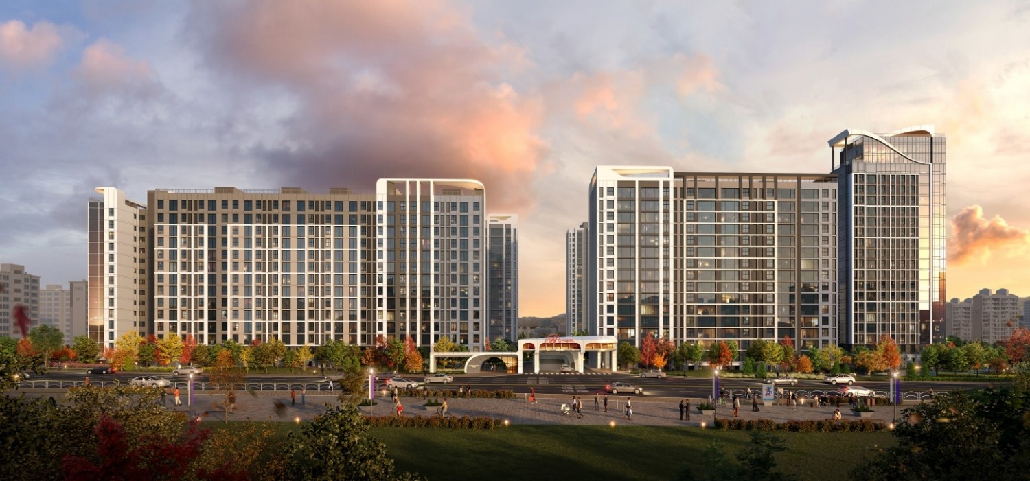 안양 평촌 초원2단지 대림아파트 리모델링사업 투시도 / 사진제공=현대엔지니어링