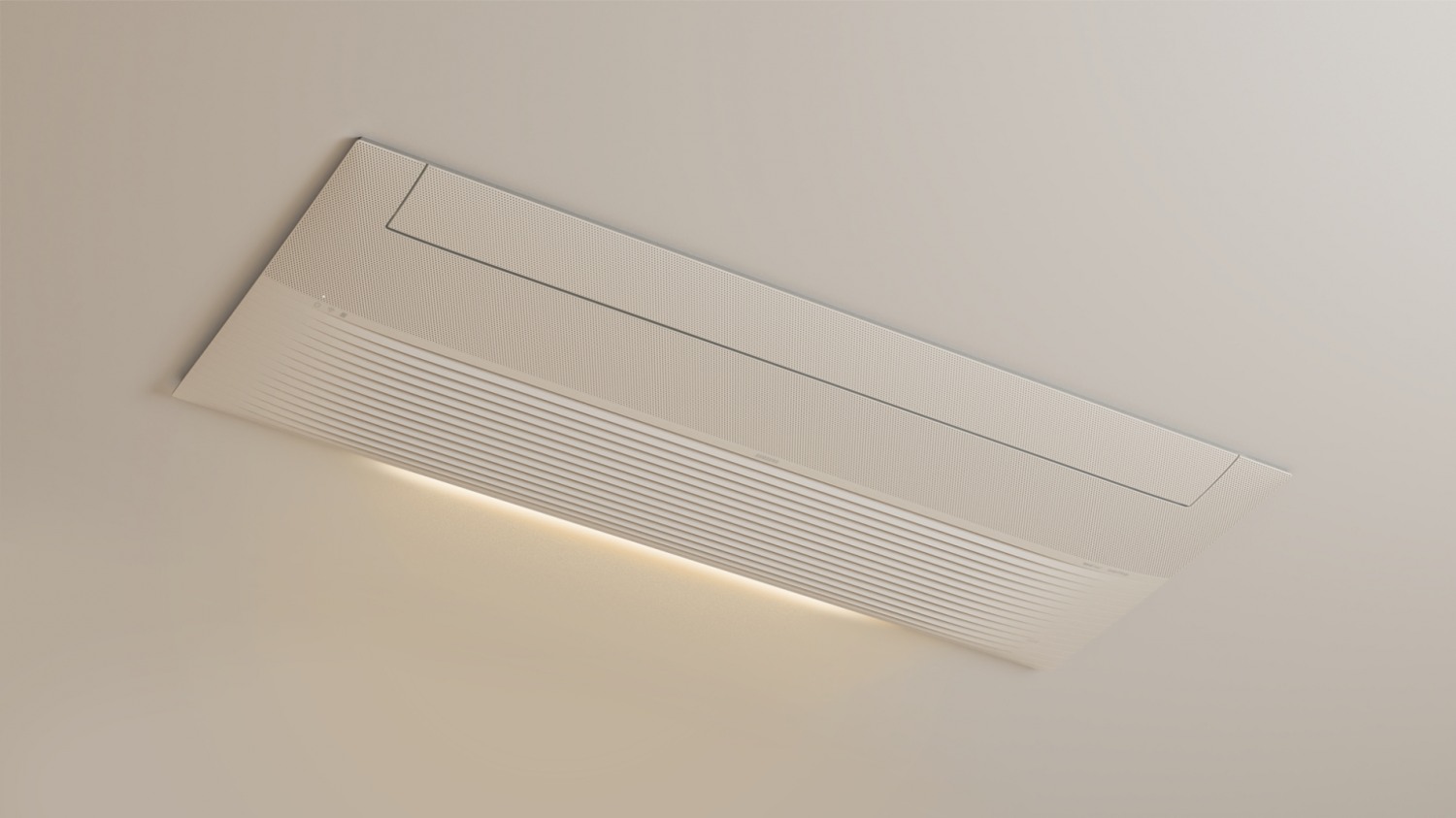 엣지라이팅 기능이 적용된 '비스포크 무풍 시스템에어컨 인피니트 라인'. 사진 제공=삼성전자