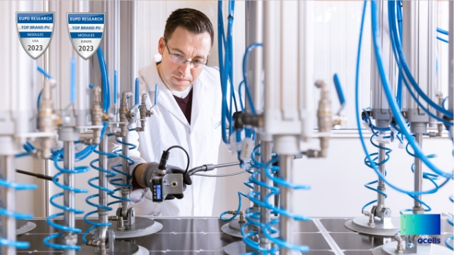 한화솔루션(부회장 김동관 등) 큐셀부문(이하 한화큐셀)이 유럽, 미국 등에서 ‘EUPD 톱 브랜드’, ‘생활소비재 어워드’, ‘PVEL 톱 퍼포머’를 수상했다. /사진제공=한화솔루션.