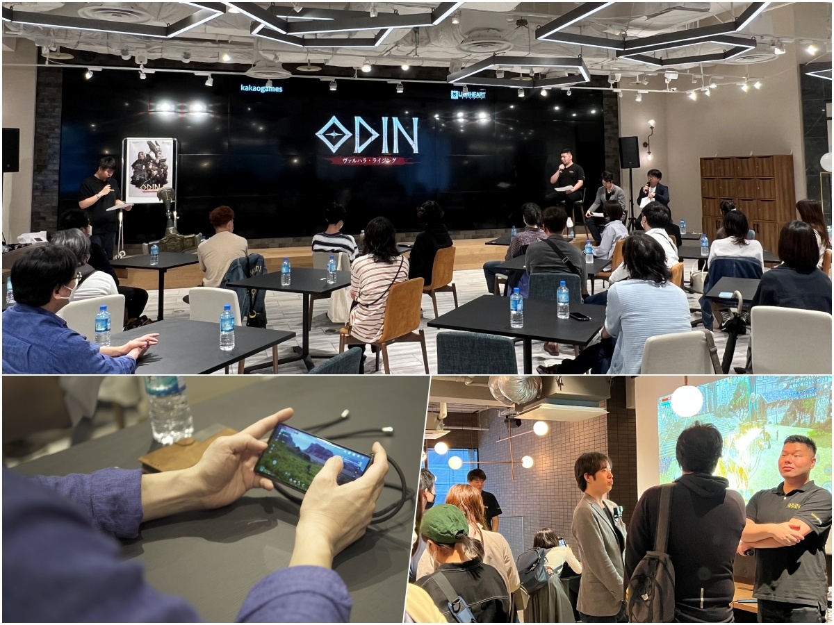 카카오게임즈가 일본에서 진행한 '오딘: 발할라 라이징' 선행 체험회 현장 사진. / 사진제공=카카오게임즈