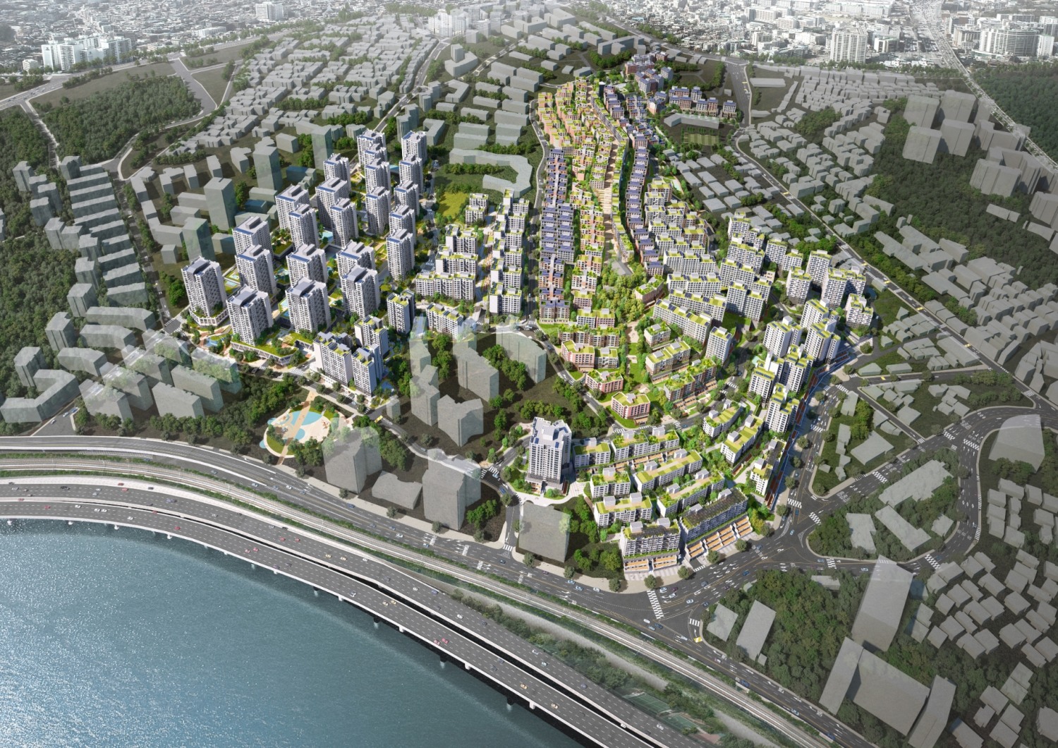 용산구 한남3구역 조감도./자료제공=용산구