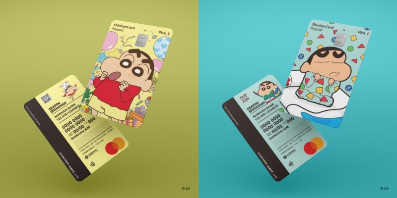 신한카드가 결제계좌 없이 간편하게 발급받아 사용할 수 있는 선불형 카드 2종을 출시했다. 왼쪽부터 '신한카드 Pick E 선불'과 '신한카드 Pick I 선불' /사진제공=신한카드