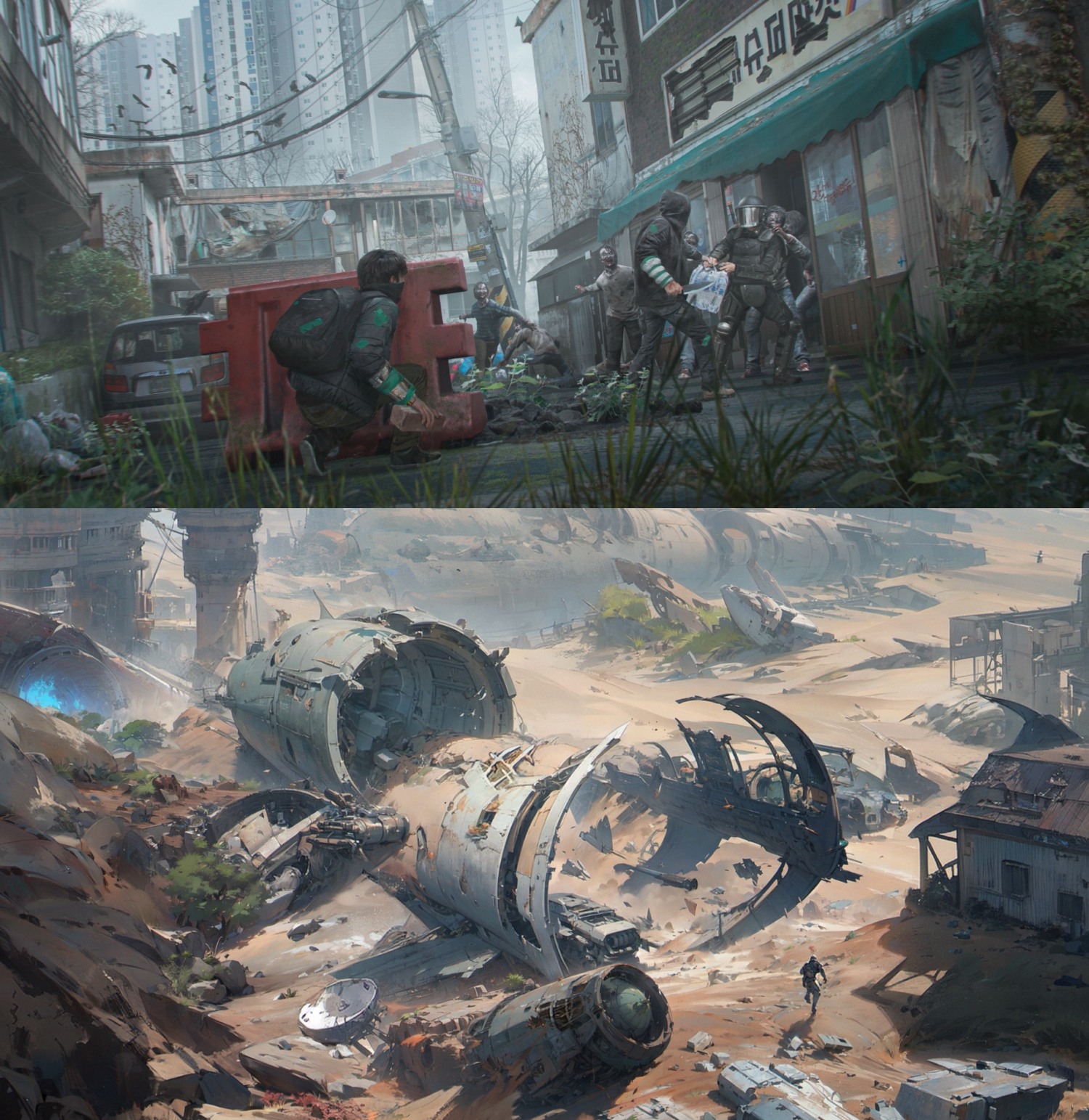 민트로켓은 신작 프로젝트 2종을 준비 중이다. 연내 서비스 오픈을 목표로 하고 있다. (위) '낙원' 키아트 (아래) 'TB' 키아트 / 사진제공=넥슨