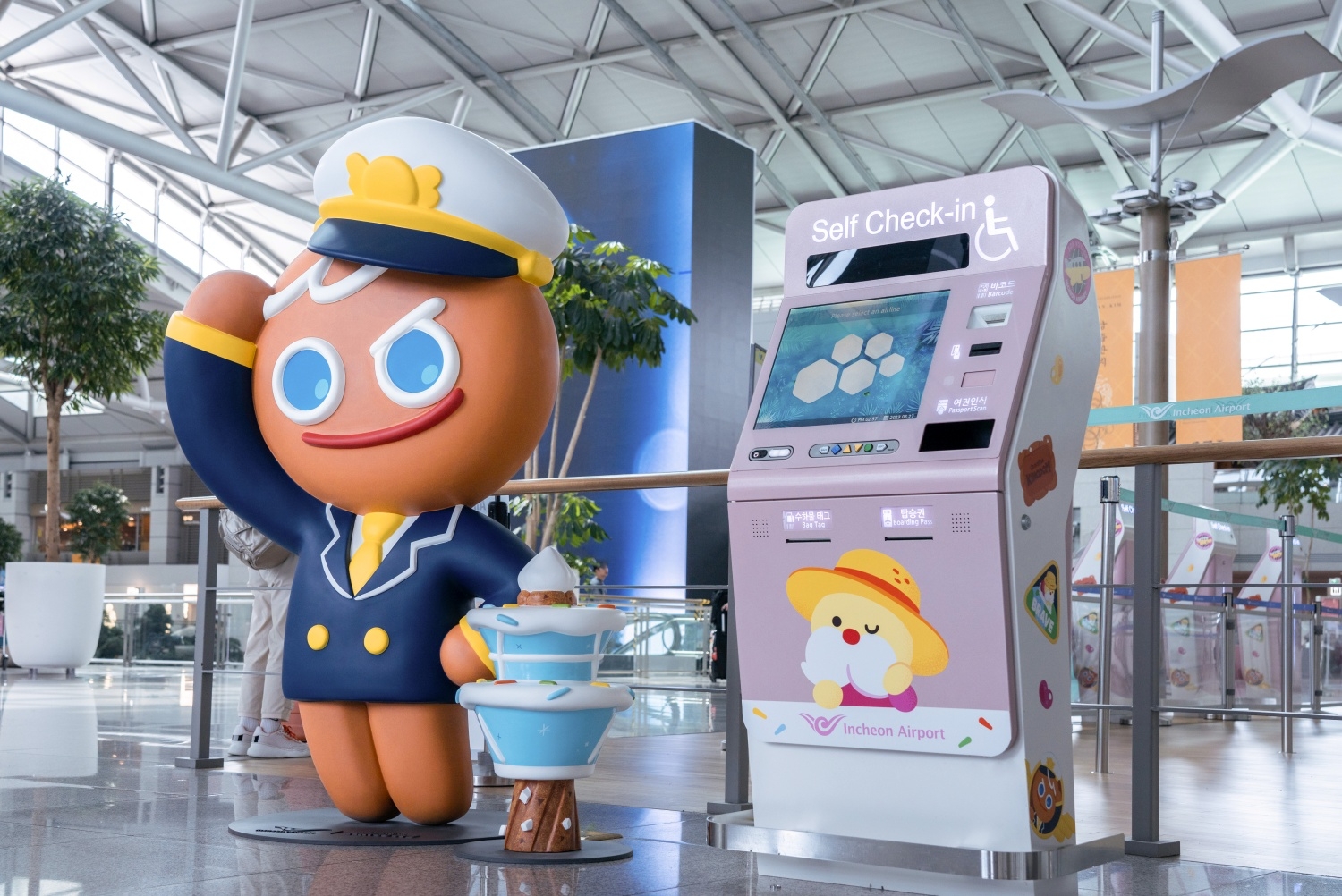 데브시스터즈가 인천국제공항공사와 '쿠키런: 킹덤' 콘텐츠를 활용한 오프라인 프로모션을 진행한다. / 사진제공=데브시스터즈