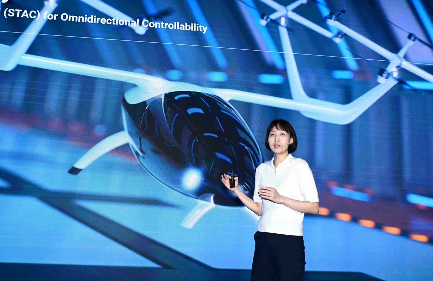 'ASCEND 070423'에서 시프트 컴슨을 설명하는 TIE 홍유정 대표 / 사진제공=함파트너스