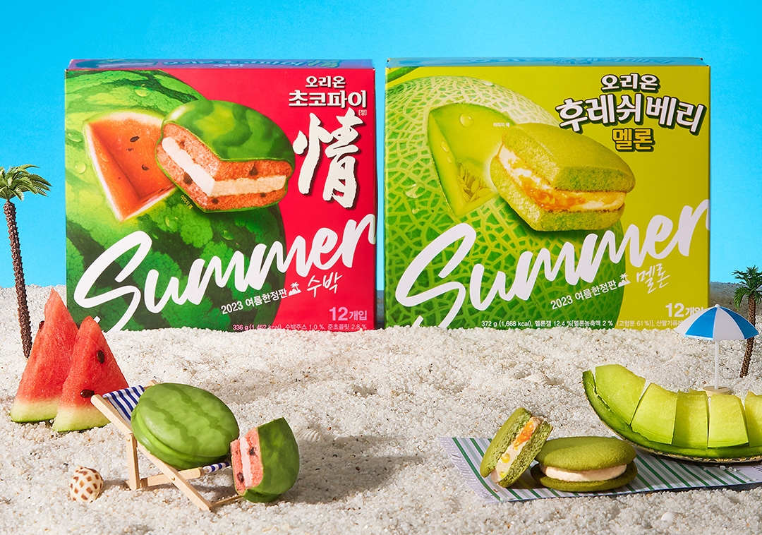 오리온 초코파이情 수박 후레쉬베리 멜론 여름 한정판 이미지./ 사진 = 오리온