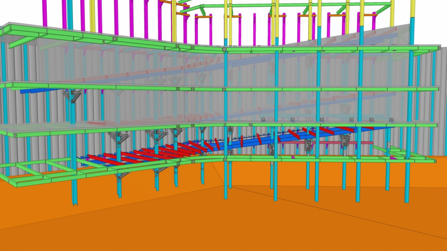 탑다운 램프슬래브 공법 예시 / 사진제공=반도건설