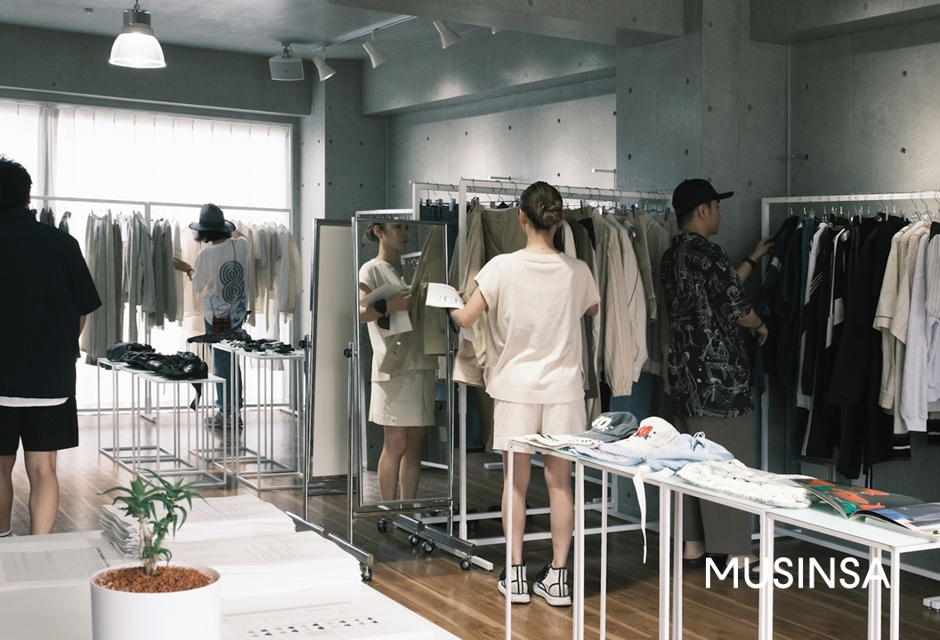 무신사 일본 쇼룸 현장 모습. /사진제공=무신사