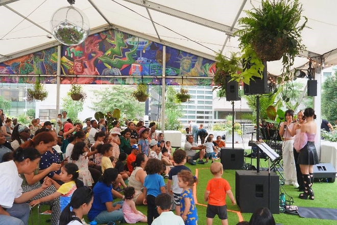 SK그룹(회장)이 주간 후원사로 참여해 미국 뉴욕 링컨센터 일원에서 열린 ‘코리안 아츠 위크(Korean Arts Week)’가 성황리에 종료했다. /사진제공=SK그룹.