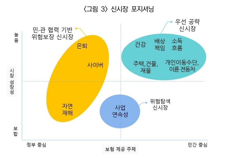 신시장 포지셔닝. 자료=보험연구원