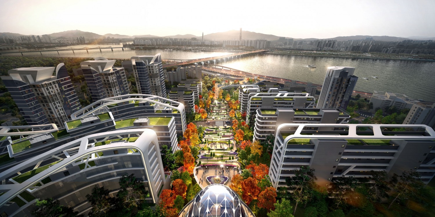 한남3재정비촉진구역 조감도./사진제공=현대건설