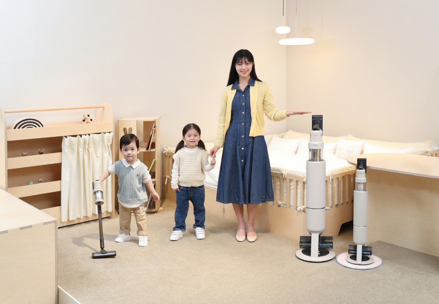 삼성전자가 즐거운 청소 문화를 제안하는 'JET.SET.GO(젯.셋.고) 챌린지'를 진행한다./사진제공=삼성전자