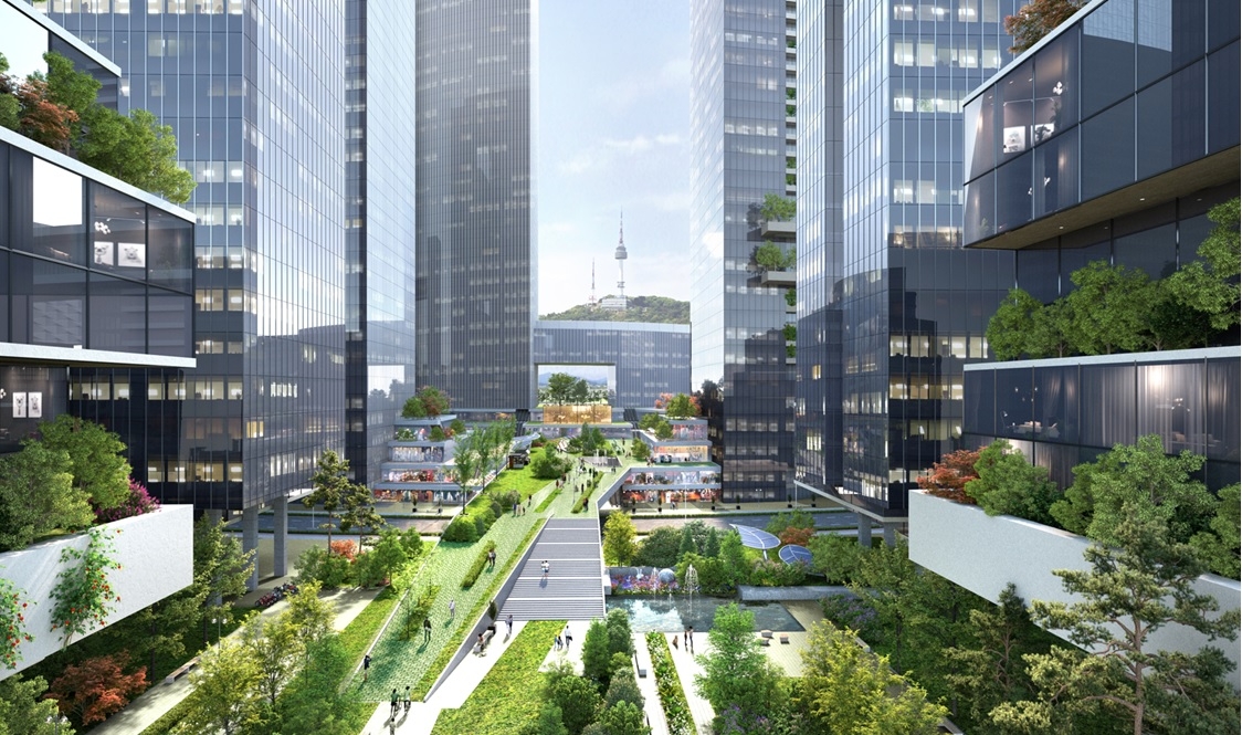 용산 국제업무지구 개발 예상도 / 사진제공=코레일