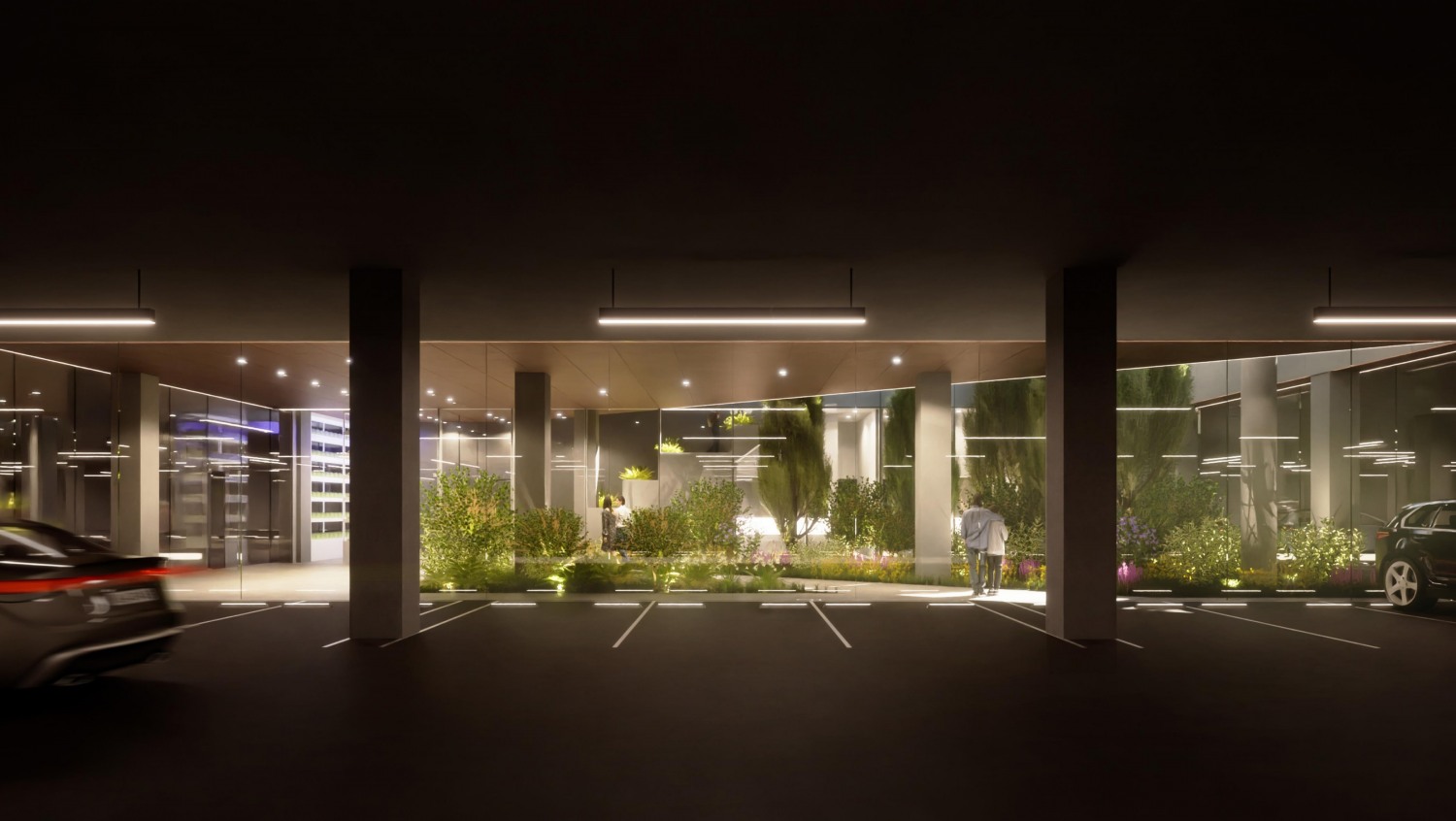 더샵 바이오필릭 지하주차장 / 사진제공=포스코이앤씨