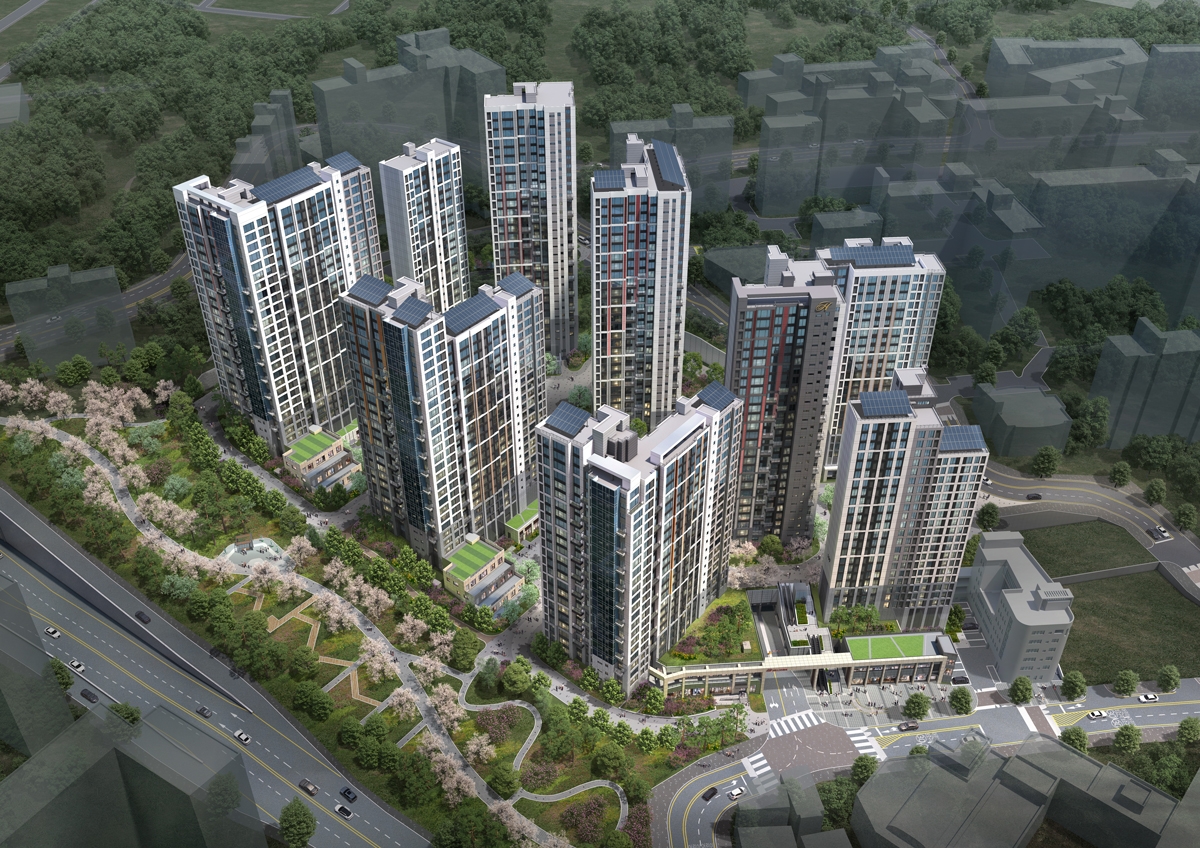 힐스테이트 관악센트씨엘 조감도./사진제공=현대건설